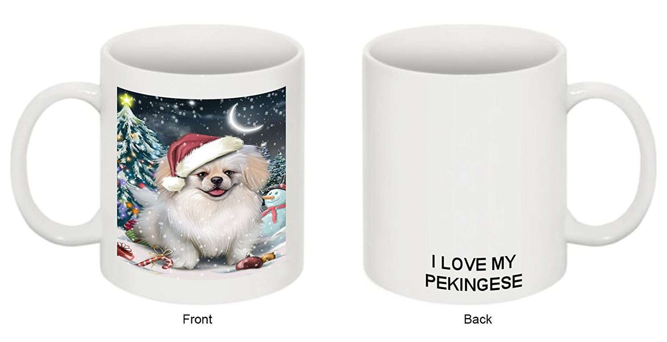 Have a Holly Jolly Pekingese Dog Christmas Mug CMG0250