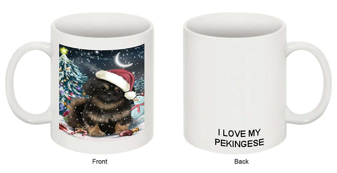Have a Holly Jolly Pekingese Dog Christmas Mug CMG0251