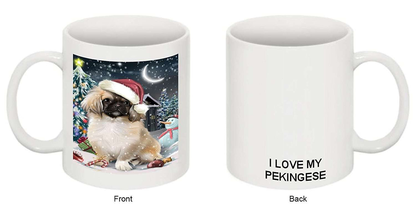 Have a Holly Jolly Pekingese Dog Christmas Mug CMG0252