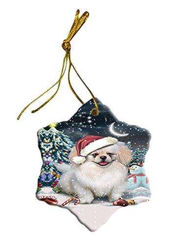 Have a Holly Jolly Pekingese Dog Christmas Star Ornament POR2558