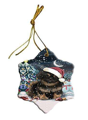 Have a Holly Jolly Pekingese Dog Christmas Star Ornament POR2559