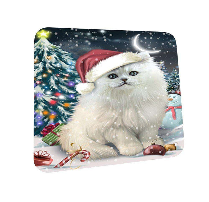 Have a Holly Jolly Persian Cat Christmas Coasters CST168 (Set of 4)