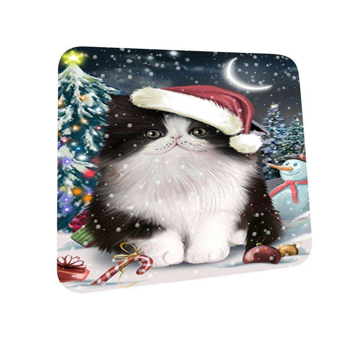 Have a Holly Jolly Persian Cat Christmas Coasters CST169 (Set of 4)