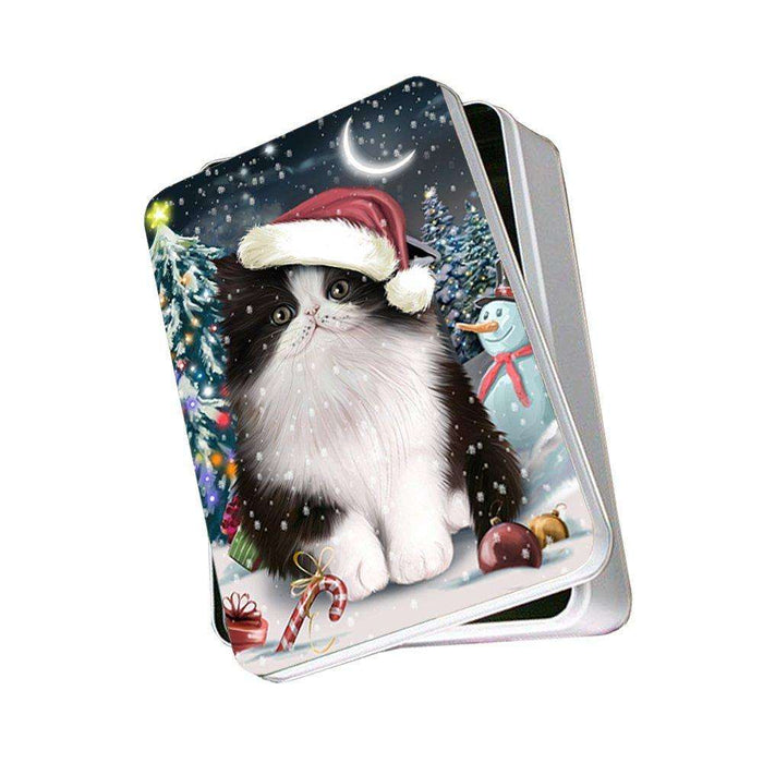 Have a Holly Jolly Persian Cat Christmas Photo Storage Tin PTIN0263