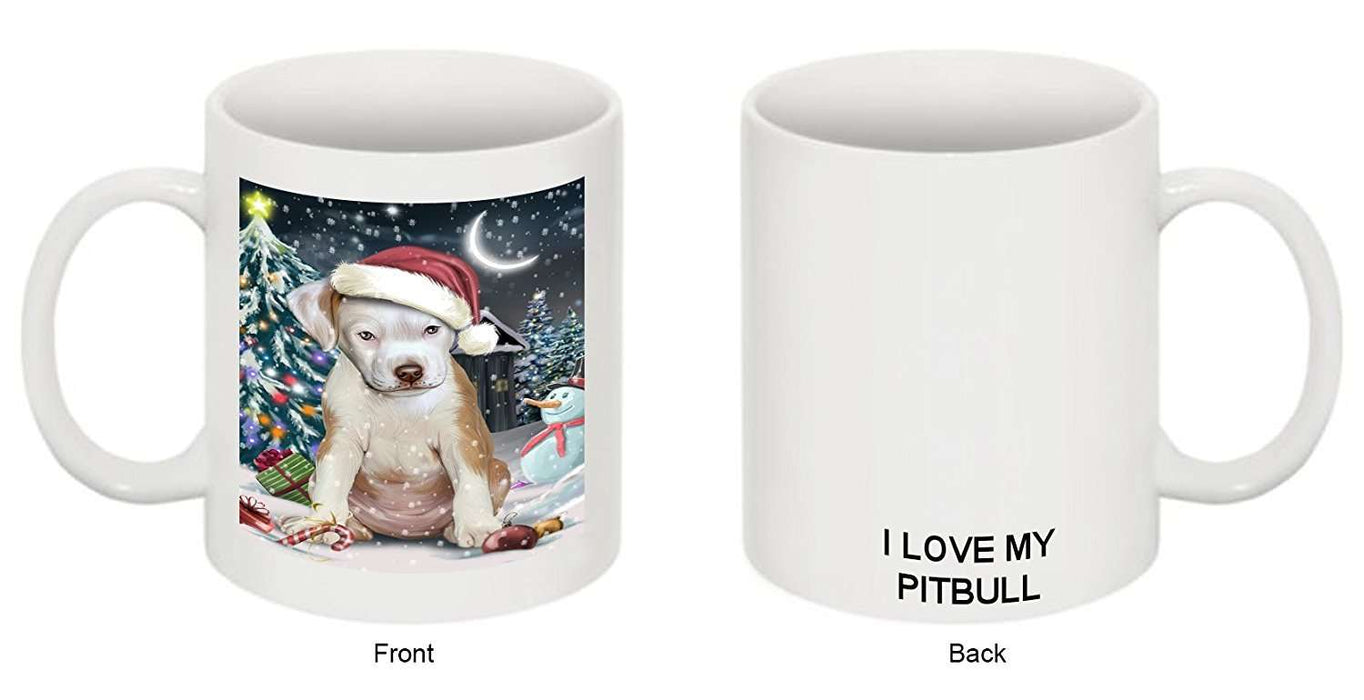 Have a Holly Jolly Pit Bull Dog Christmas Mug CMG0205