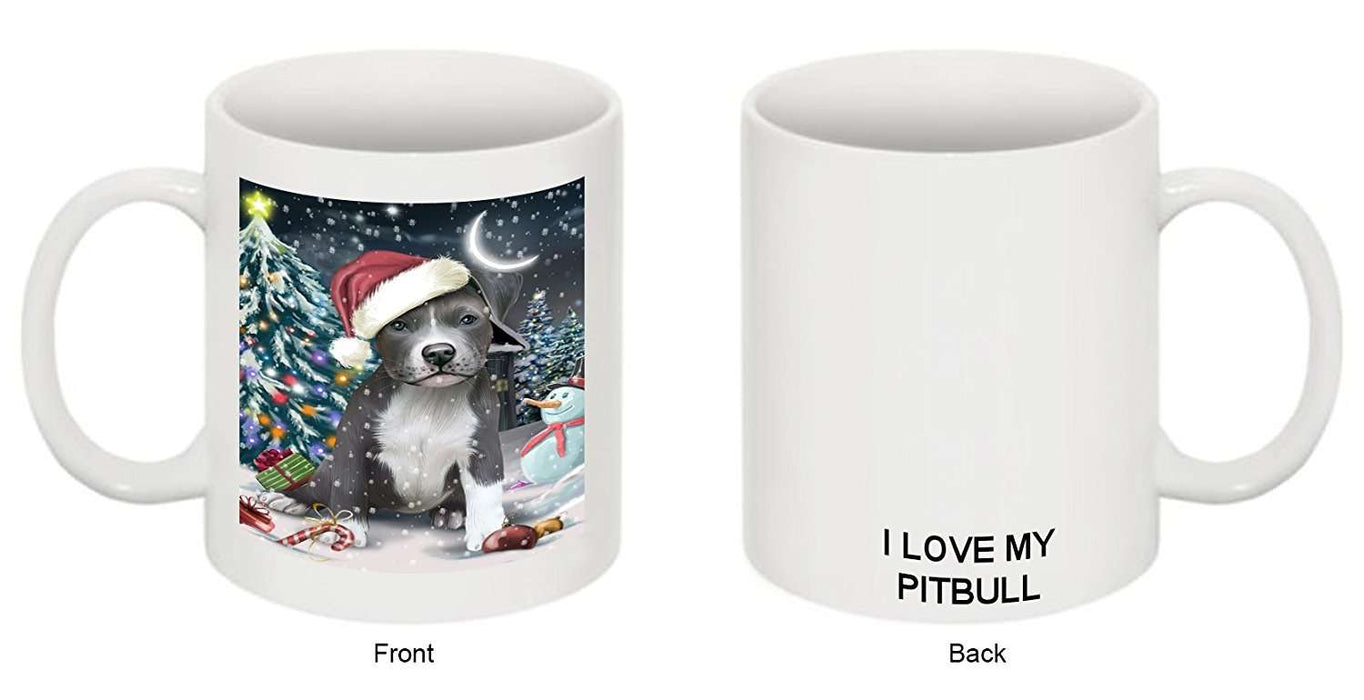 Have a Holly Jolly Pit Bull Dog Christmas Mug CMG0207