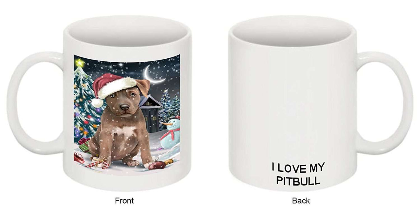 Have a Holly Jolly Pit Bull Dog Christmas Mug CMG0208