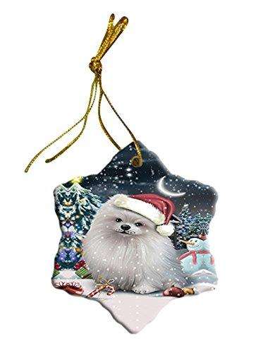 Have a Holly Jolly Pomeranian Dog Christmas Star Ornament POR2568