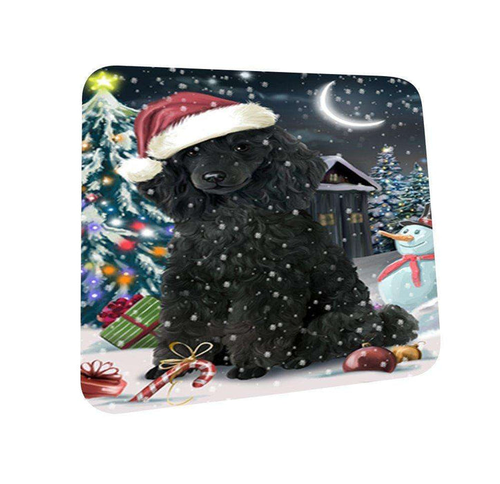 Have a Holly Jolly Poodle Dog Christmas Coasters CST036 (Set of 4)