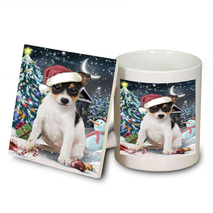 Have a Holly Jolly Rat Terrier Dog Christmas Mug and Coaster Set MUC0219