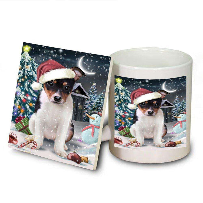 Have a Holly Jolly Rat Terrier Dog Christmas Mug and Coaster Set MUC0220