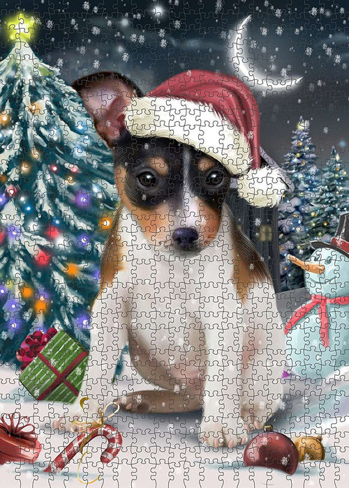 Have a Holly Jolly Rat Terrier Dog Christmas Puzzle  PUZL150