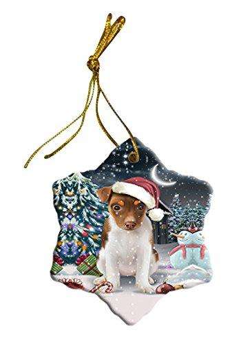 Have a Holly Jolly Rat Terrier Dog Christmas Star Ornament POR2518