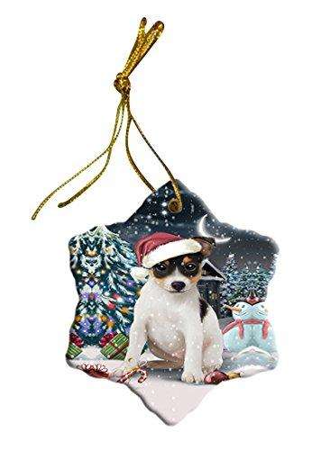 Have a Holly Jolly Rat Terrier Dog Christmas Star Ornament POR2519