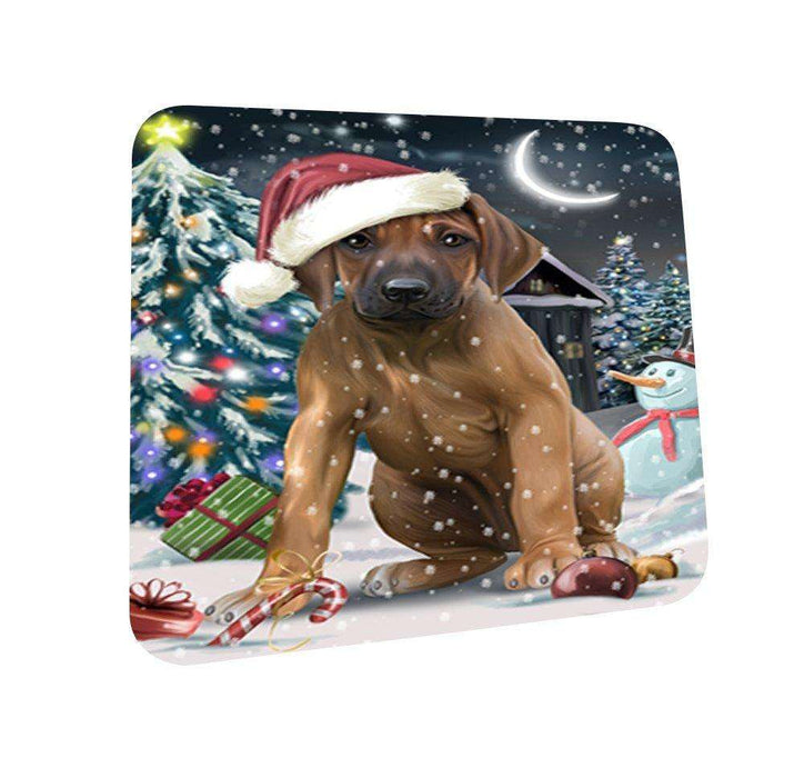 Have a Holly Jolly Rhodesian Ridgeback Dog Christmas Coasters CST040 (Set of 4)