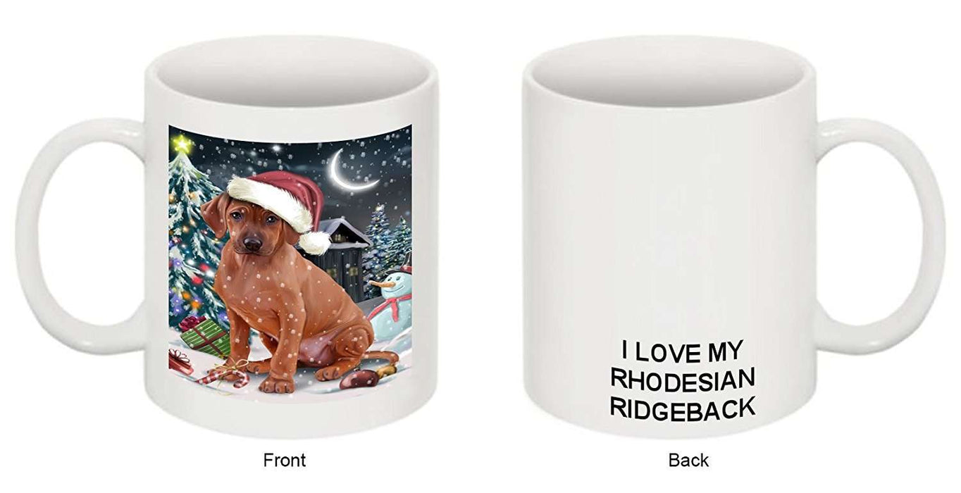 Have a Holly Jolly Rhodesian Ridgeback Dog Christmas Mug CMG0213