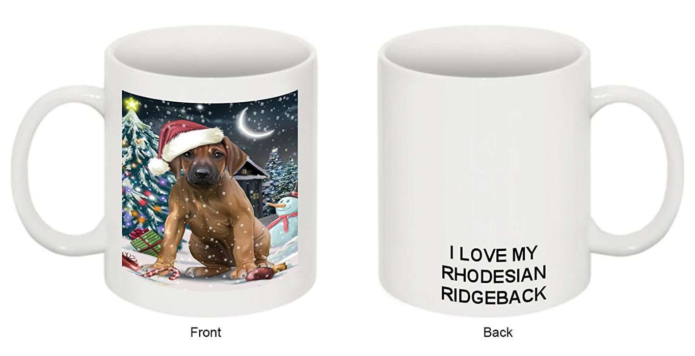 Have a Holly Jolly Rhodesian Ridgeback Dog Christmas Mug CMG0214
