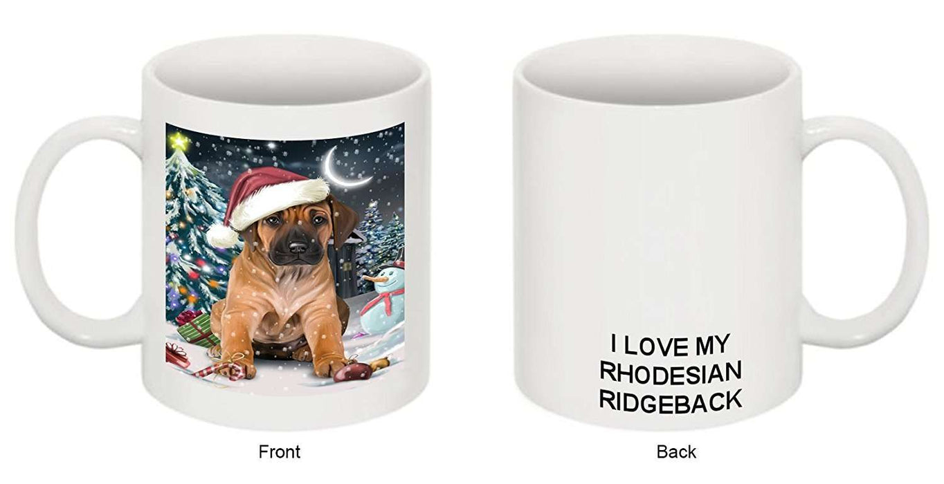 Have a Holly Jolly Rhodesian Ridgeback Dog Christmas Mug CMG0215
