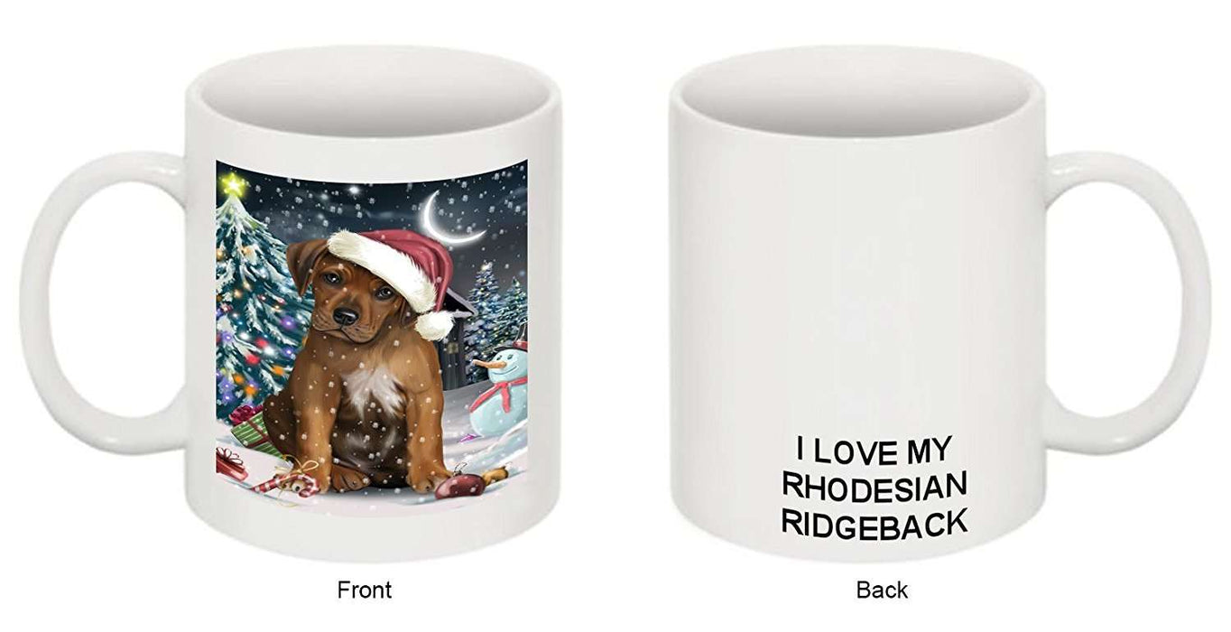 Have a Holly Jolly Rhodesian Ridgeback Dog Christmas Mug CMG0216