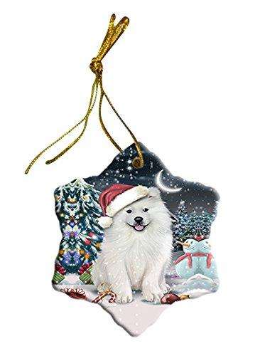 Have a Holly Jolly Samoyed Dog Christmas Star Ornament POR2438