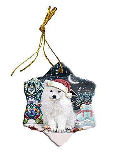 Have a Holly Jolly Samoyed Dog Christmas Star Ornament POR2439