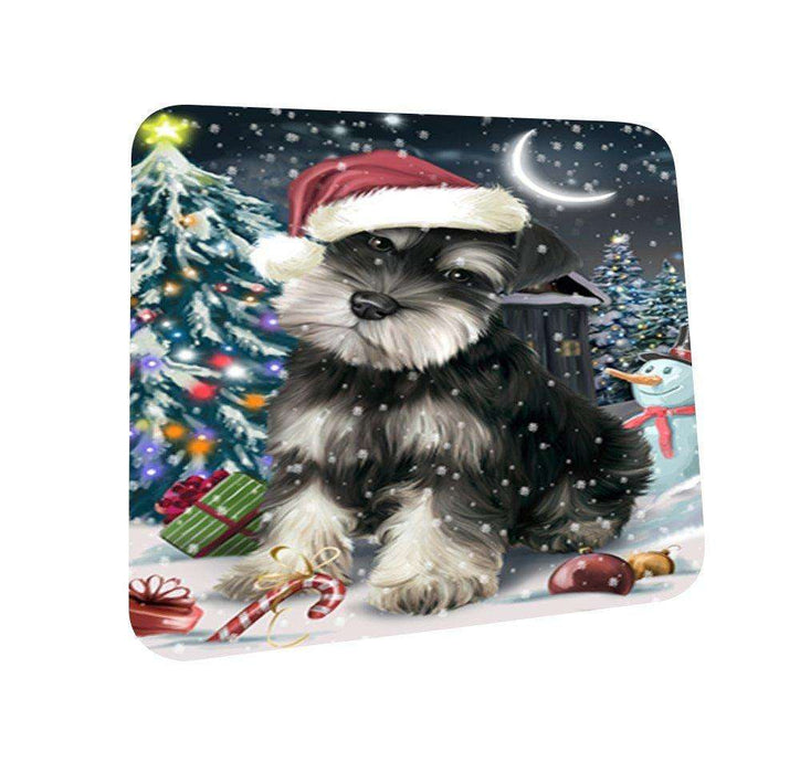 Have a Holly Jolly Schnauzer Dog Christmas Coasters CST090 (Set of 4)