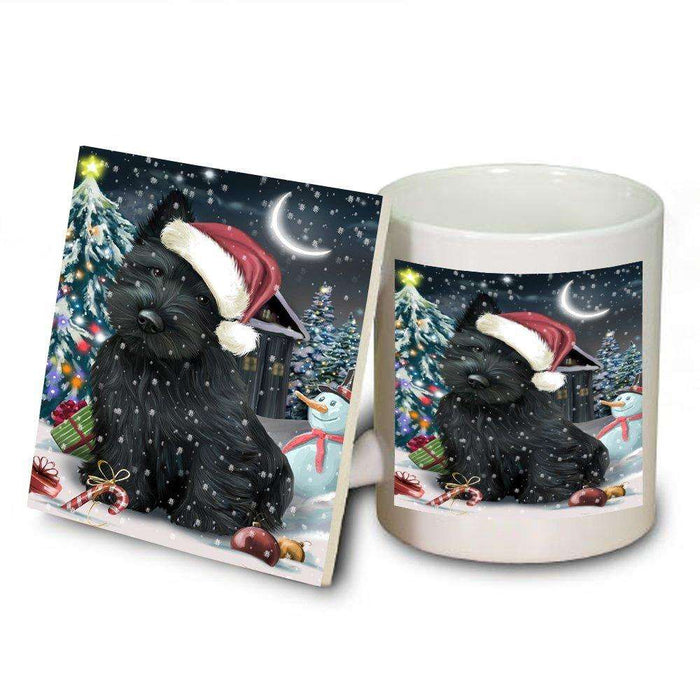Have a Holly Jolly Scottish Terrier Dog Christmas Mug and Coaster Set MUC0225