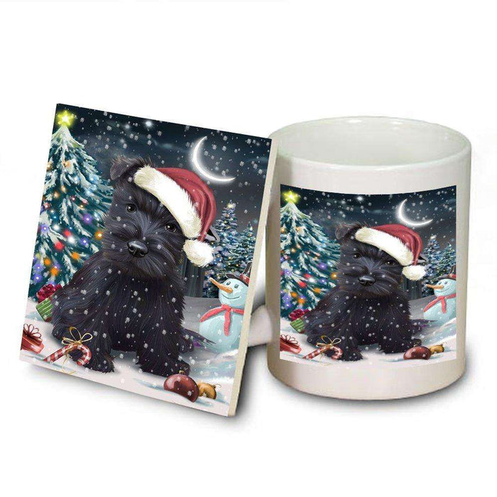 Have a Holly Jolly Scottish Terrier Dog Christmas Mug and Coaster Set MUC0226