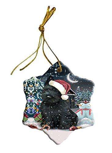 Have a Holly Jolly Scottish Terrier Dog Christmas Star Ornament POR2525
