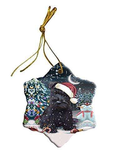 Have a Holly Jolly Scottish Terrier Dog Christmas Star Ornament POR2526