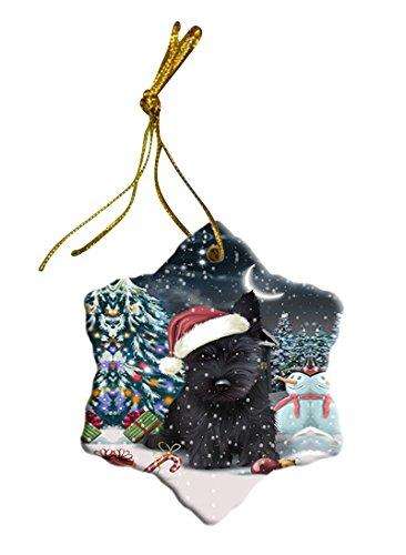 Have a Holly Jolly Scottish Terrier Dog Christmas Star Ornament POR2528