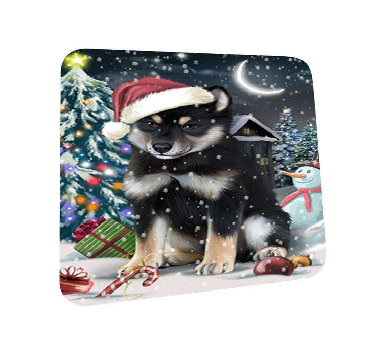 Have a Holly Jolly Shiba Inu Dog Christmas Coasters CST177 (Set of 4)