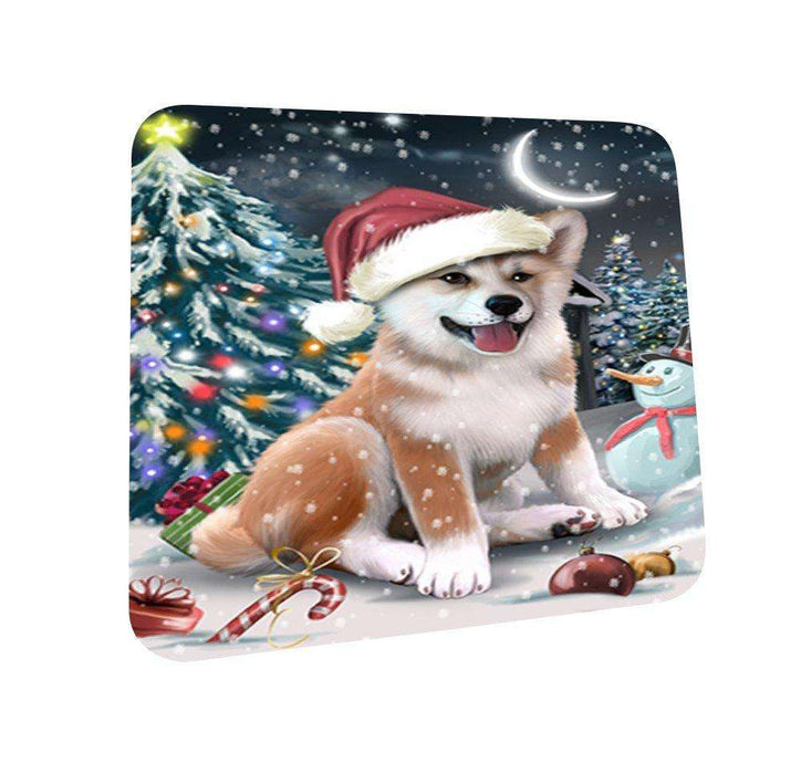 Have a Holly Jolly Shiba Inu Dog Christmas Coasters CST178 (Set of 4)