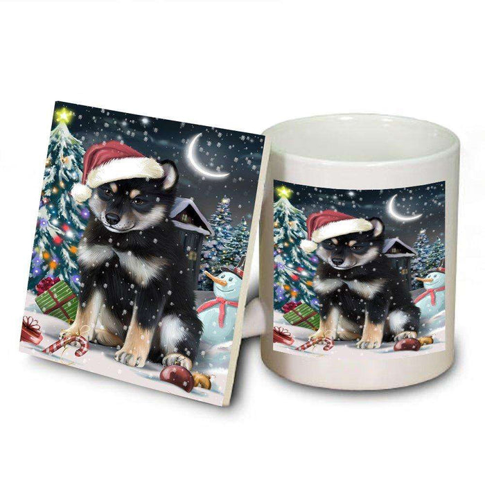Have a Holly Jolly Shiba Inu Dog Christmas Mug and Coaster Set MUC0271