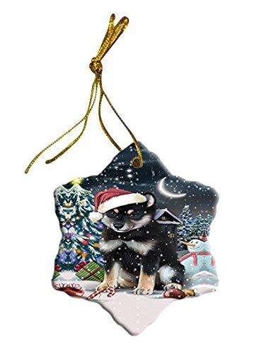 Have a Holly Jolly Shiba Inu Dog Christmas Star Ornament POR2571
