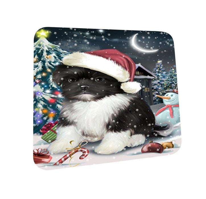 Have a Holly Jolly Shih Tzu Dog Christmas Coasters CST182 (Set of 4)