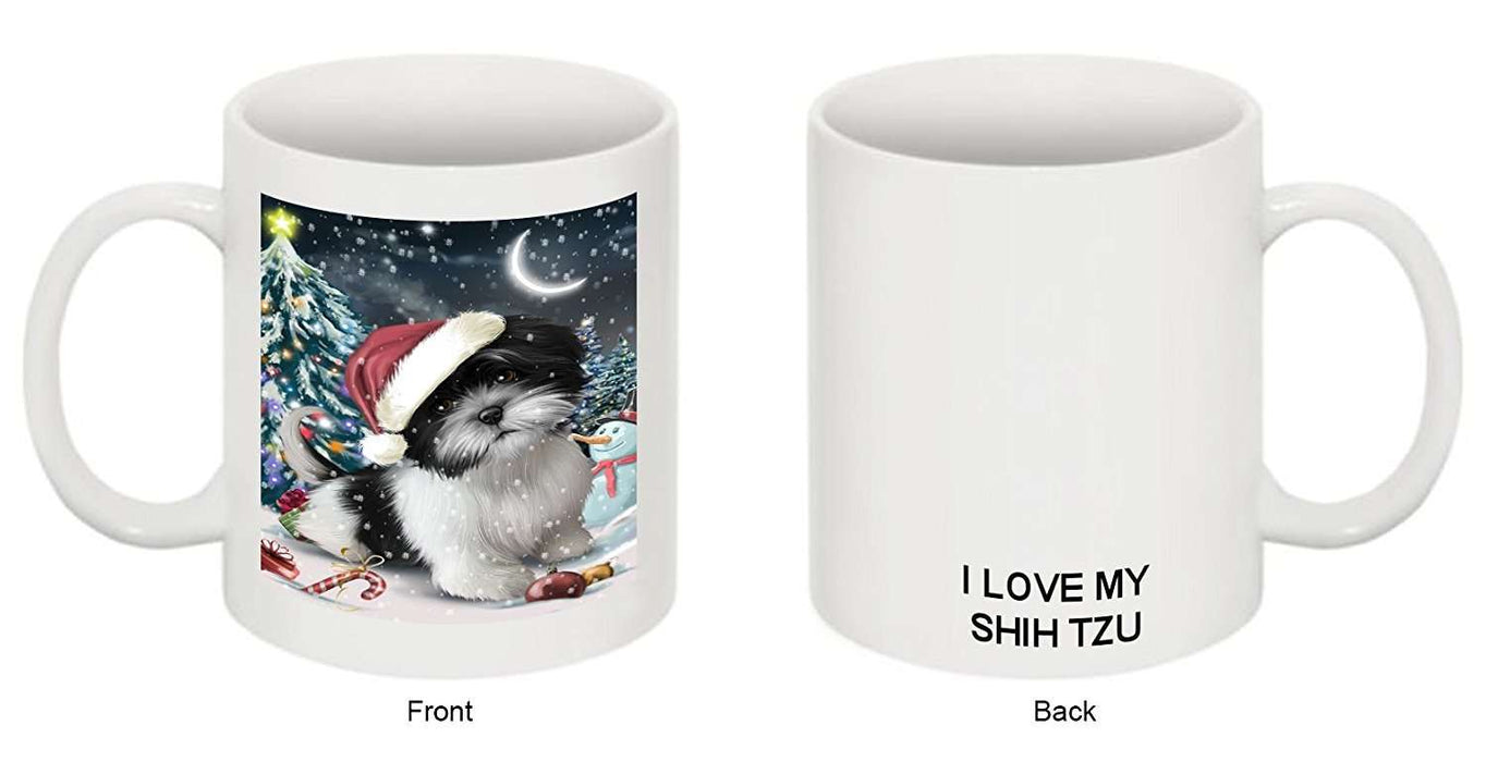 Have a Holly Jolly Shih Tzu Dog Christmas Mug CMG0265