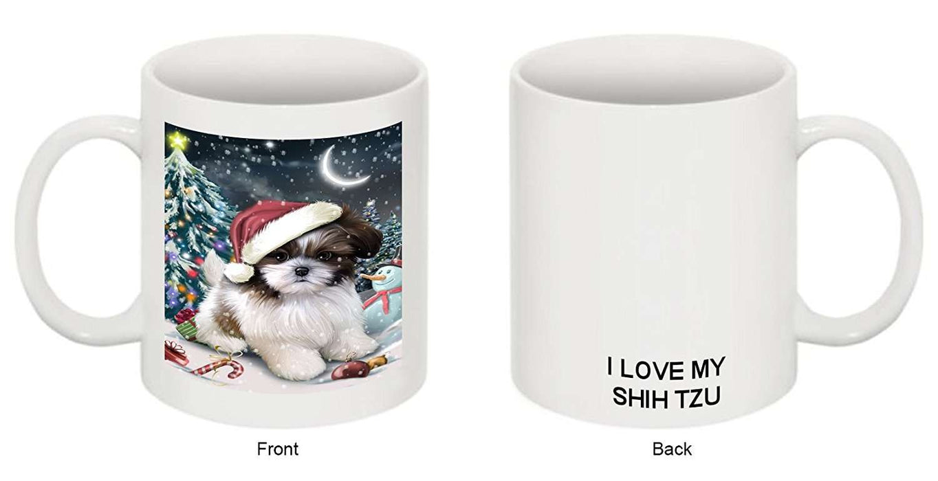 Have a Holly Jolly Shih Tzu Dog Christmas Mug CMG0266