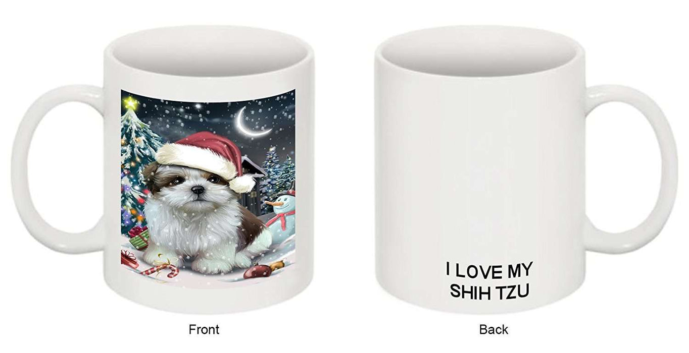 Have a Holly Jolly Shih Tzu Dog Christmas Mug CMG0267