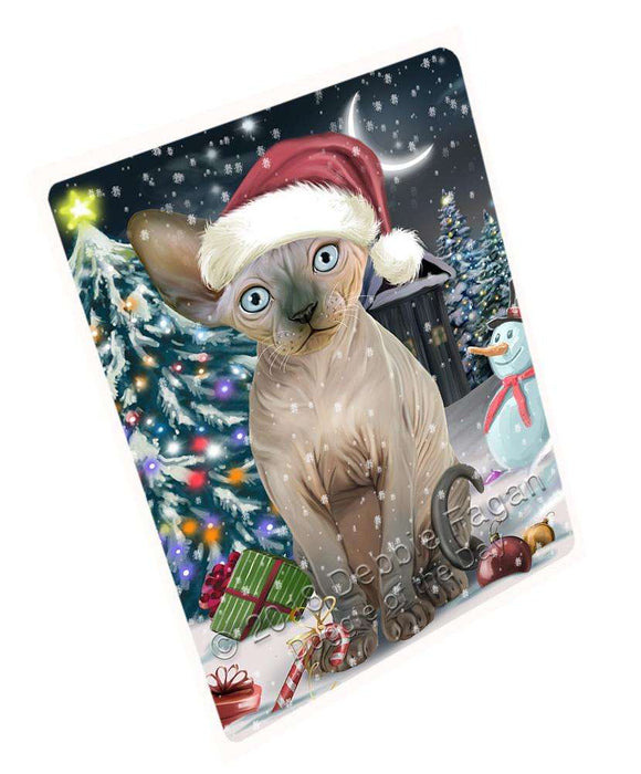 Have a Holly Jolly Sphynx Cat Christmas Cutting Board C59277