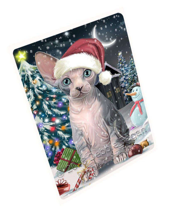 Have a Holly Jolly Sphynx Cat Christmas Cutting Board C59280