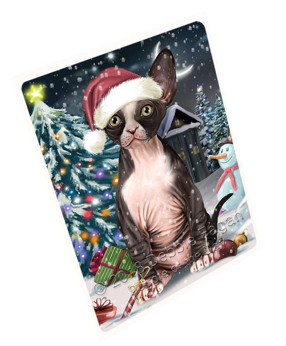 Have a Holly Jolly Sphynx Cat Christmas Cutting Board C59283
