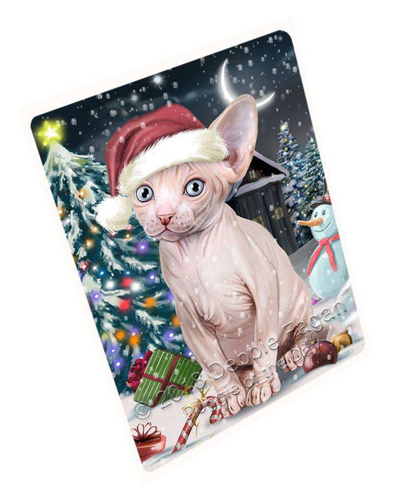 Have a Holly Jolly Sphynx Cat Christmas Cutting Board C59286
