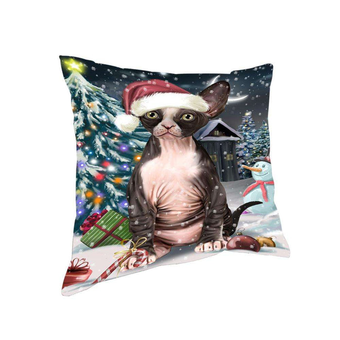 Have a Holly Jolly Sphynx Cat Christmas Pillow PIL63076