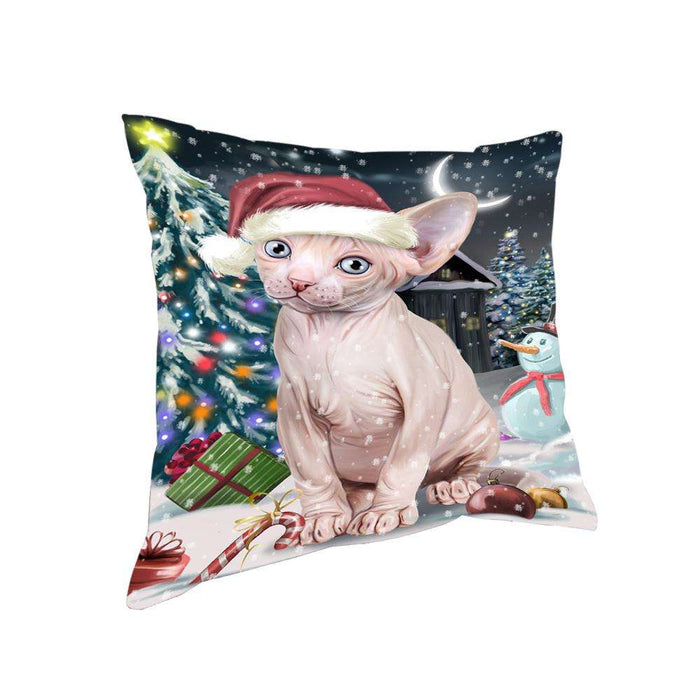 Have a Holly Jolly Sphynx Cat Christmas Pillow PIL63080
