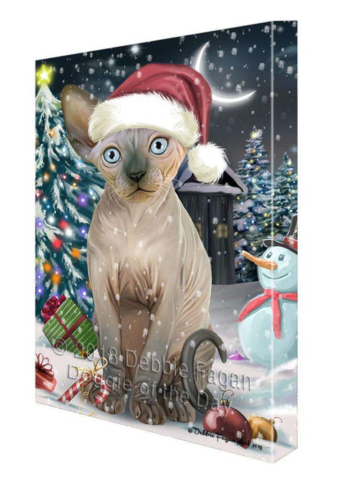 Have a Holly Jolly Sphynx Cat Christmas  Canvas Print Wall Art Décor CVS82349