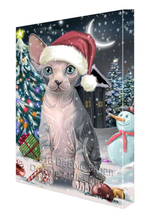 Have a Holly Jolly Sphynx Cat Christmas  Canvas Print Wall Art Décor CVS82358
