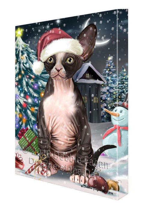Have a Holly Jolly Sphynx Cat Christmas  Canvas Print Wall Art Décor CVS82367