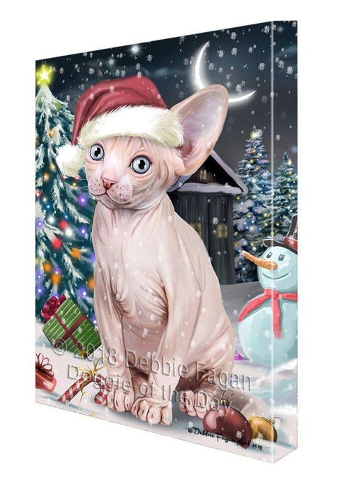 Have a Holly Jolly Sphynx Cat Christmas  Canvas Print Wall Art Décor CVS82376