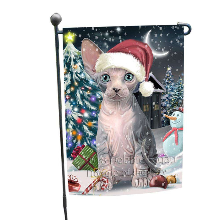 Have a Holly Jolly Sphynx Cat Christmas  Garden Flag GFLG51674